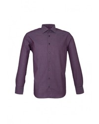 Мужская темно-красная рубашка с длинным рукавом от Eterna