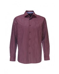 Мужская темно-красная рубашка с длинным рукавом от GREG