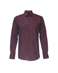 Мужская темно-красная рубашка с длинным рукавом от GREG