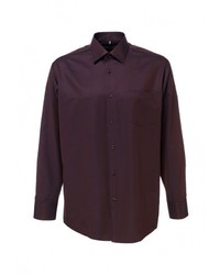 Мужская темно-красная рубашка с длинным рукавом от GREG