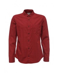 Мужская темно-красная рубашка с длинным рукавом от Q/S designed by