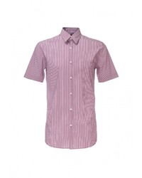 Мужская темно-красная рубашка с коротким рукавом от GREG