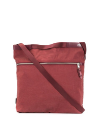Темно-красная сумка почтальона из плотной ткани от As2ov