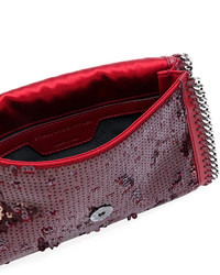 Темно-красная сумка через плечо от Stella McCartney