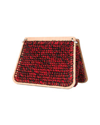 Темно-красная сумка через плечо от 711