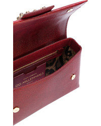 Женская темно-красная сумка от Dolce & Gabbana