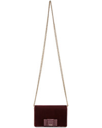 Женская темно-красная сумка от Miu Miu