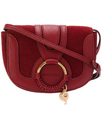 Женская темно-красная сумка от See by Chloe