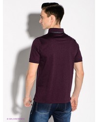 Мужская темно-красная футболка-поло от Alfred Muller