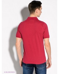 Мужская темно-красная футболка-поло от Greg Horman