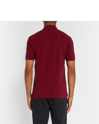 Мужская темно-красная футболка-поло от Gucci