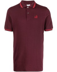 Мужская темно-красная футболка-поло от Loewe