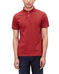 Мужская темно-красная футболка-поло от s.Oliver