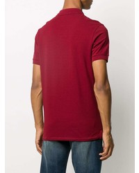 Мужская темно-красная футболка-поло от PS Paul Smith