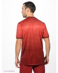 Мужская темно-красная футболка с v-образным вырезом от Nike