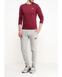 Мужская темно-красная футболка с длинным рукавом от Guru