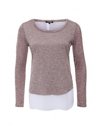 Женская темно-красная футболка с длинным рукавом от Stella