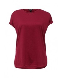 Женская темно-красная футболка с круглым вырезом с принтом от Jennyfer