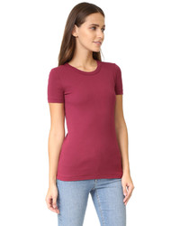 Женская темно-красная футболка от Petit Bateau