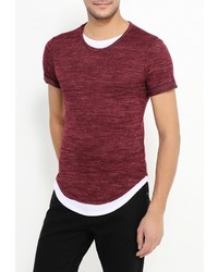 Мужская темно-красная футболка от Aarhon