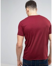 Мужская темно-красная футболка от Brave Soul