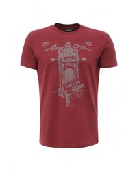 Мужская темно-красная футболка от FiNN FLARE