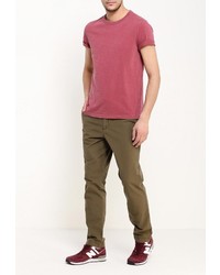 Мужская темно-красная футболка от Gap