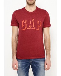 Мужская темно-красная футболка от Gap