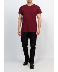 Мужская темно-красная футболка от GREG