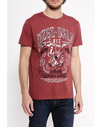 Мужская темно-красная футболка от Mezaguz