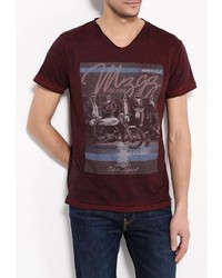 Мужская темно-красная футболка от Mezaguz