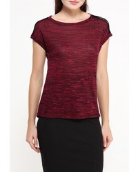 Женская темно-красная футболка от Mim