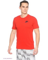 Мужская темно-красная футболка от Nike