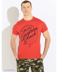 Мужская темно-красная футболка от Sela