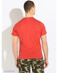 Мужская темно-красная футболка от Sela