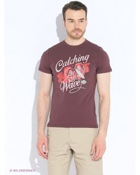 Мужская темно-красная футболка от Sela