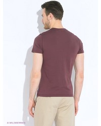 Мужская темно-красная футболка от Sela