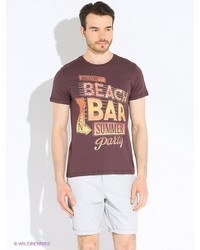 Мужская темно-красная футболка от Sela