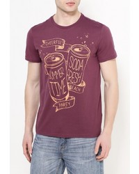 Мужская темно-красная футболка от Sela