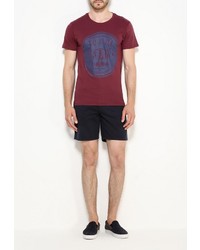 Мужская темно-красная футболка от Solid