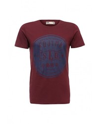 Мужская темно-красная футболка от Solid