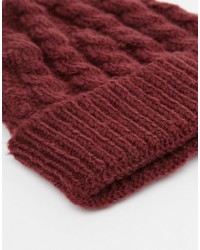 Женская темно-красная шапка от Asos