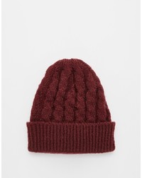 Женская темно-красная шапка от Asos
