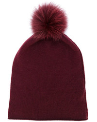 Женская темно-красная шапка от Danielapi