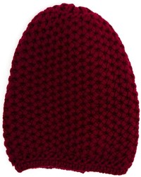 Женская темно-красная шапка от Inverni