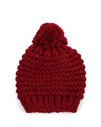 Женская темно-красная шапка от Moronero
