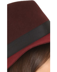 Женская темно-красная шерстяная шляпа от Rag & Bone