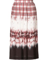 Темно-красная юбка со складками от Altuzarra