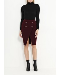 Темно-красная юбка от MadaM T
