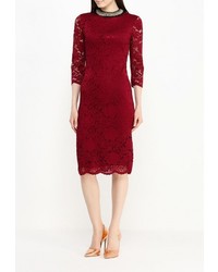 Темно-красное вечернее платье от Aurora Firenze